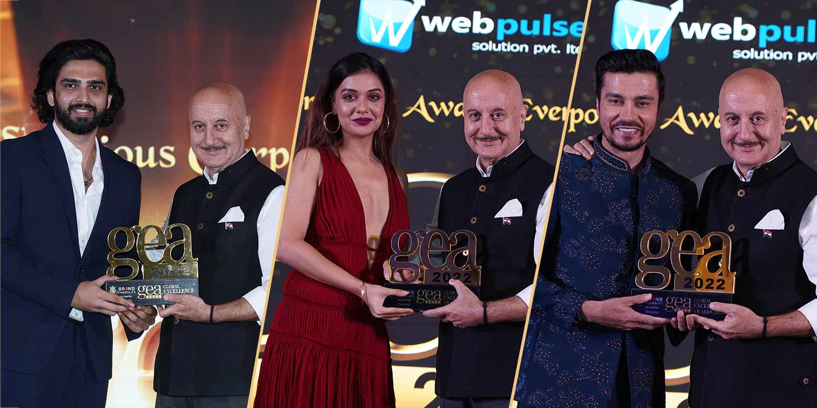 GEA 2022 Winners - Amaal Mallik, Divya Agarwal, Darshan Kumaar GEA 2022 Winners - Amaal Mallik, Divya Agarwal, Darshan Kumaar