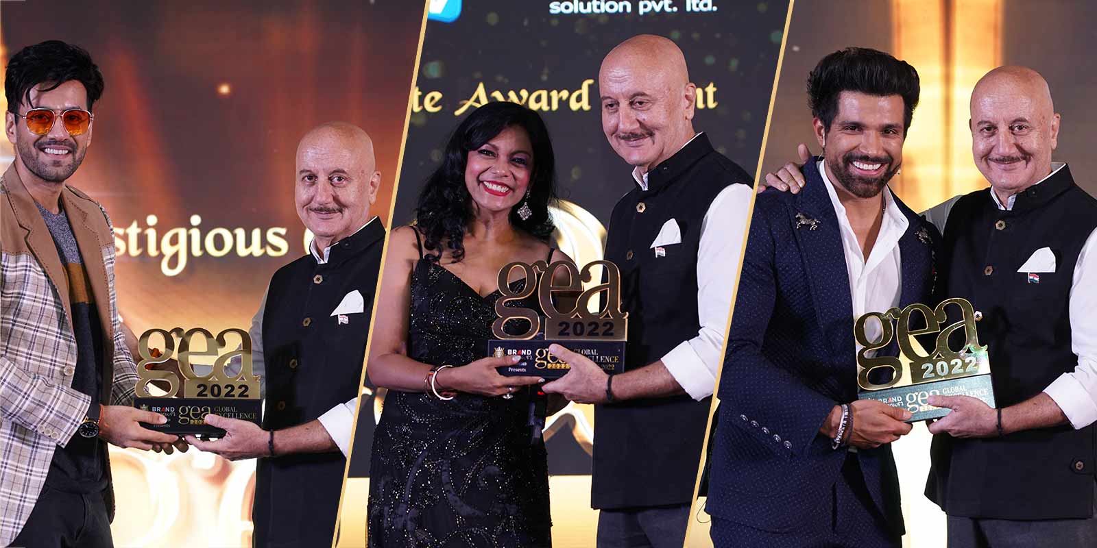 GEA 2022 Winners - Karanvir Sharma, Kristine Zedek, Rithvik Dhanjani GEA 2022 Winners - Karanvir Sharma, Kristine Zedek, Rithvik Dhanjani